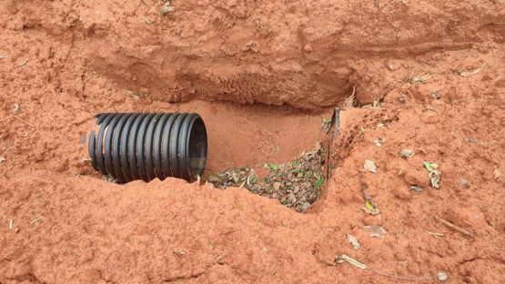 Red de Desagüe Pluvial. Barrio cerrado 121 Lotes