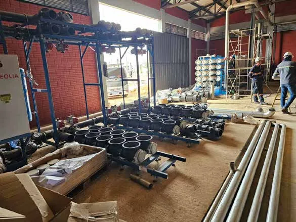 Montajes industriales para planta de tratamiento de aguas